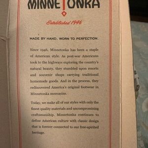 Minnetonka Moccasins with Red Logo